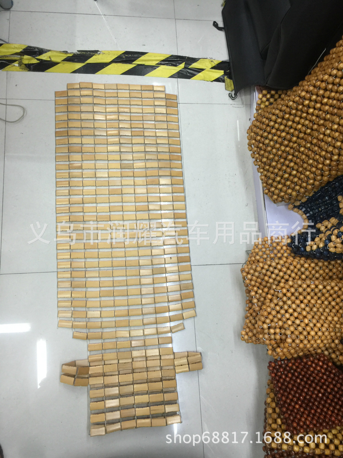 Amazon's best-selling car bamboo seat cushions, single-piece seat cushions, van backrests, custom-made and wholesale for foreign trade Specification image