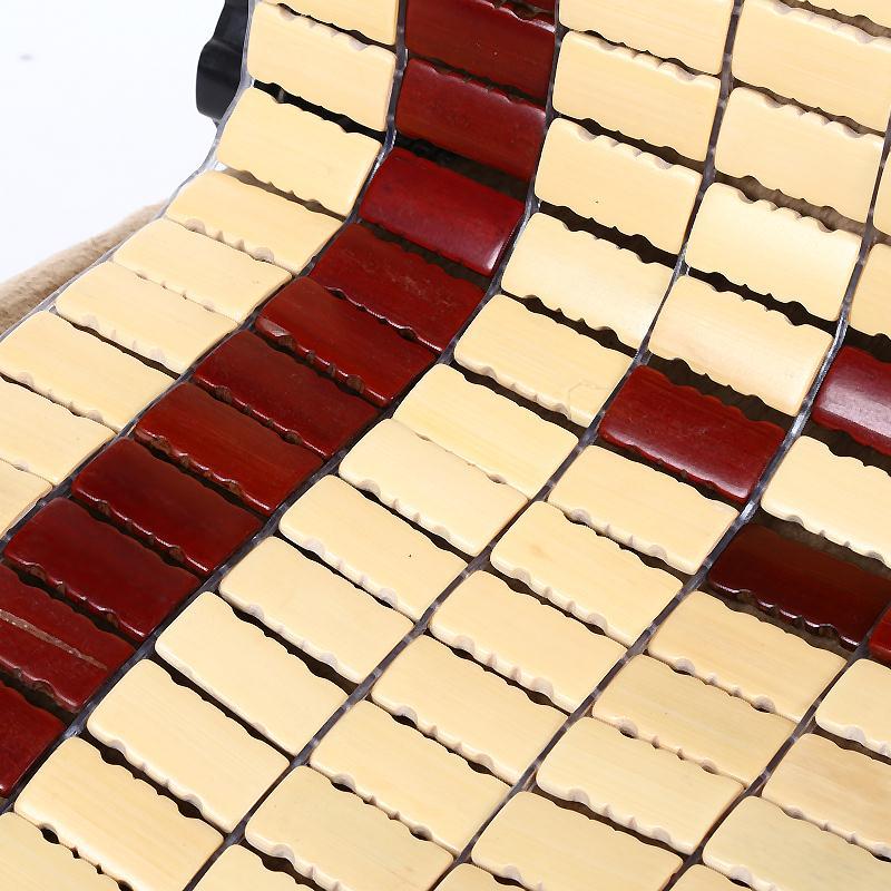 Factory direct sales of bamboo sheet car seat cushions, mahjong blocks, car seat cushions, all bamboo sheet car seat cushions for export details Picture