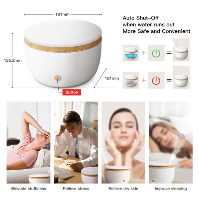 Cross-border hot selling creative humidifier Home ultrasonic humidifier aromaiser simple anion atomizer Specification drawing