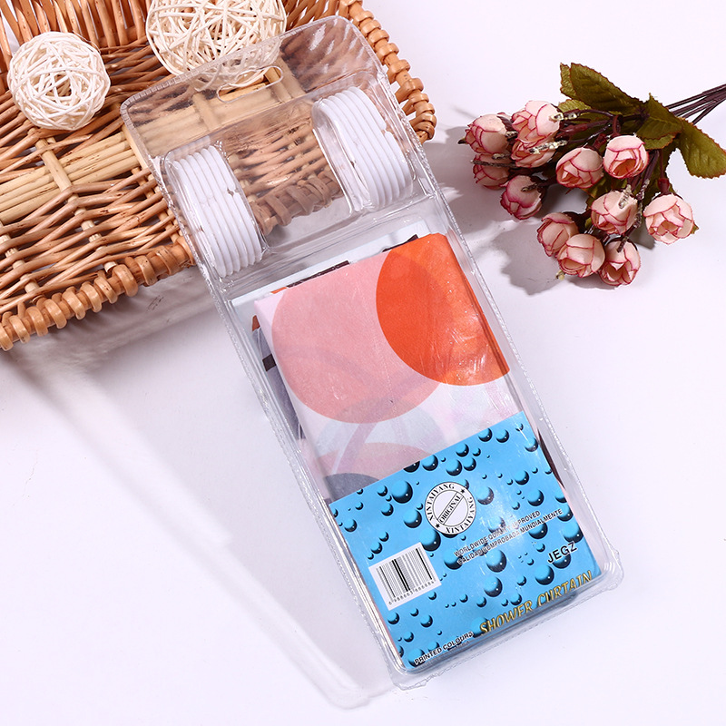 Manufacturers direct print shower curtain multifunctional waterproof antifouling thickened stretchable bathroom shower curtain curtain wholesale thumbnail