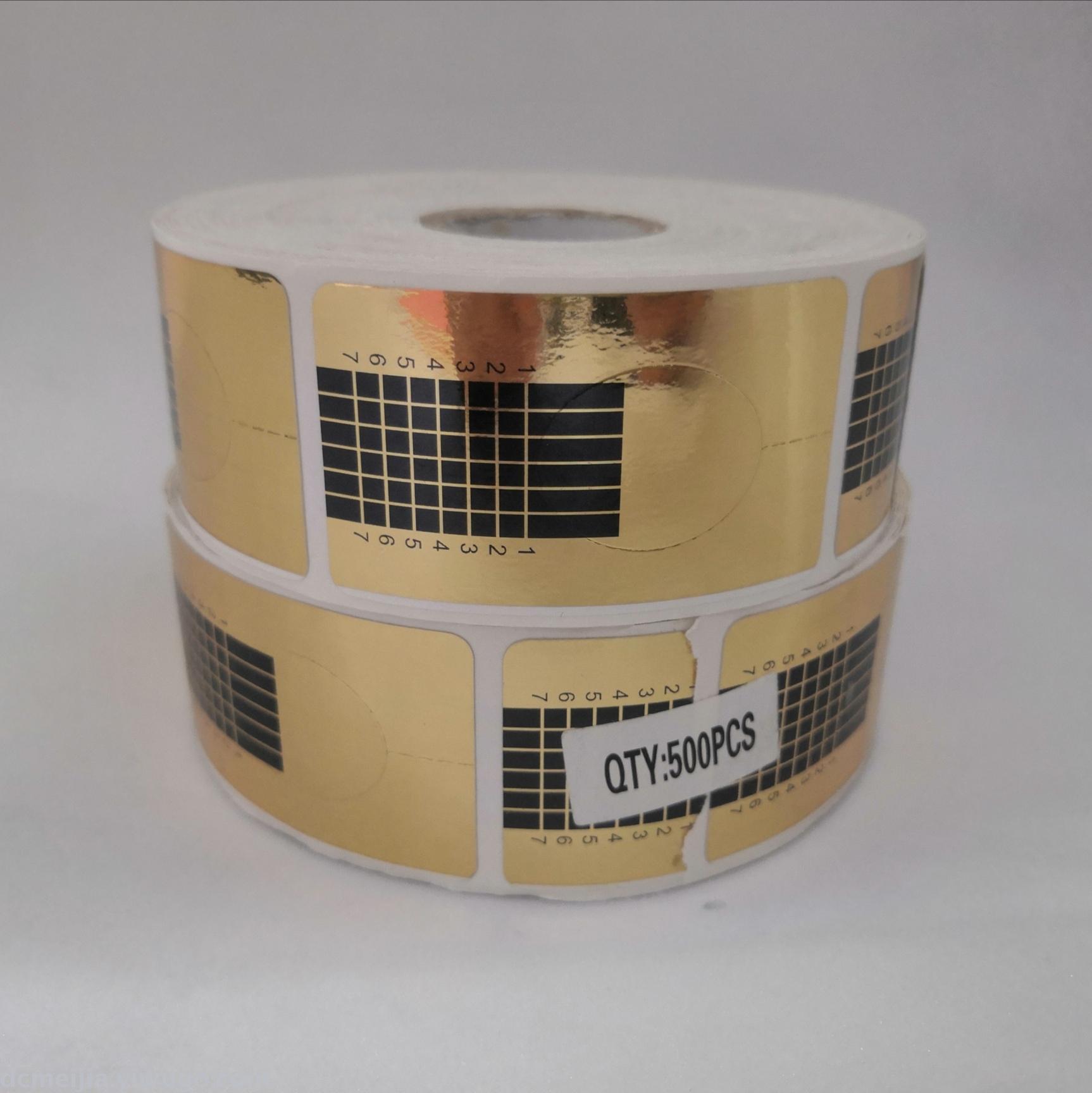 Nail art finger rests, gold finger rests, gold square finger rests, FORMS nail art tools Application Scenario