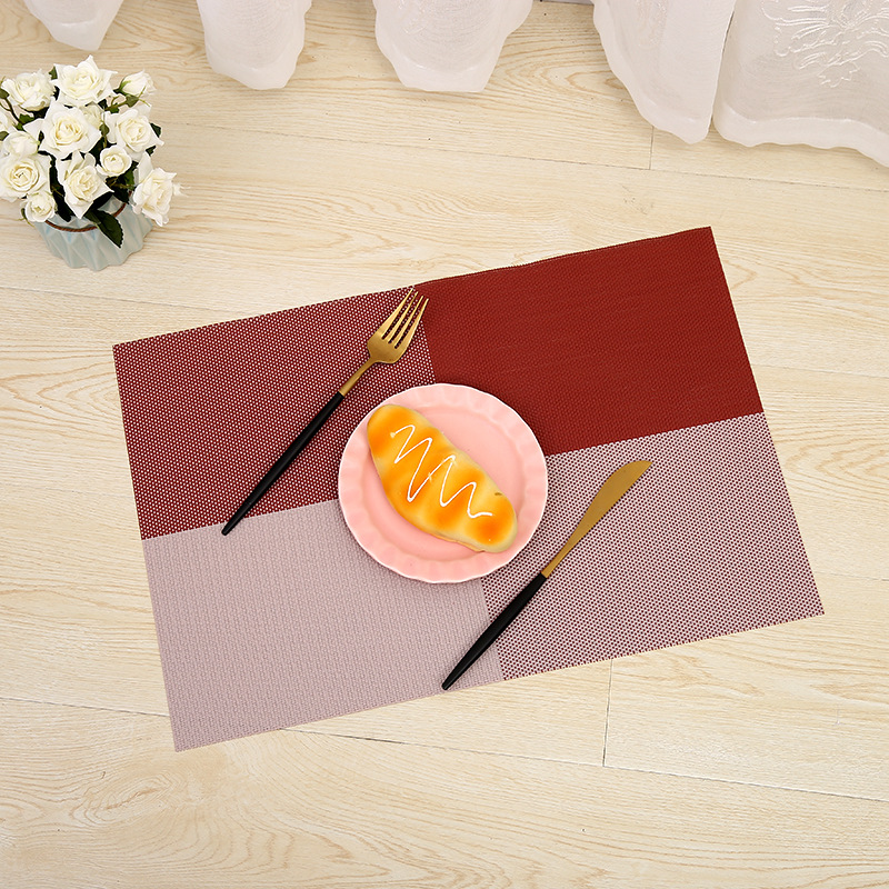 厂家定制餐桌垫欧式PVC西餐隔热垫长方形日式杯垫碗垫盘垫子批发细节图