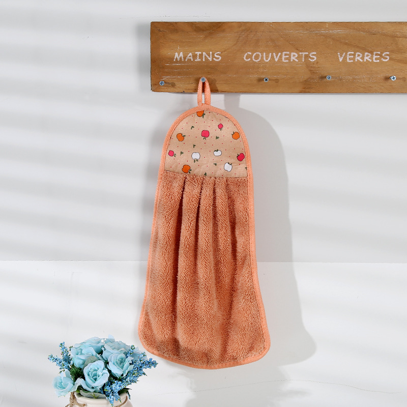 插手巾/卡通擦手巾/卡通动物小熊擦手巾/擦手巾/洗脸巾挂钩产品图