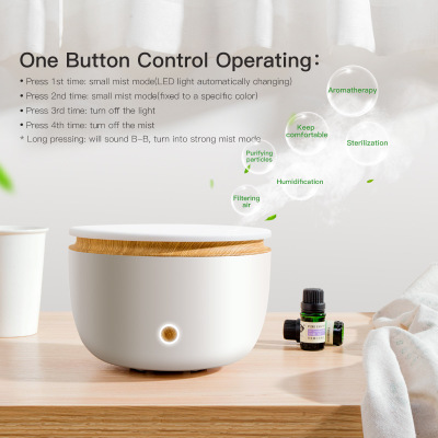 Cross-border hot selling creative humidifier Home ultrasonic humidifier aromaiser simple anion atomizer details Picture