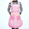 Factory direct sales of fashionable waterproof aprons, ladies' princess aprons, sleeveless aprons, custom logo household aprons wholesale Specification image