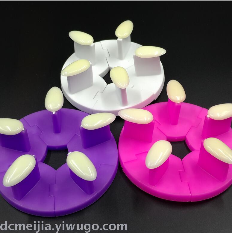 Nail practice stand, nail trainee practice stand with nail plates, nail stand