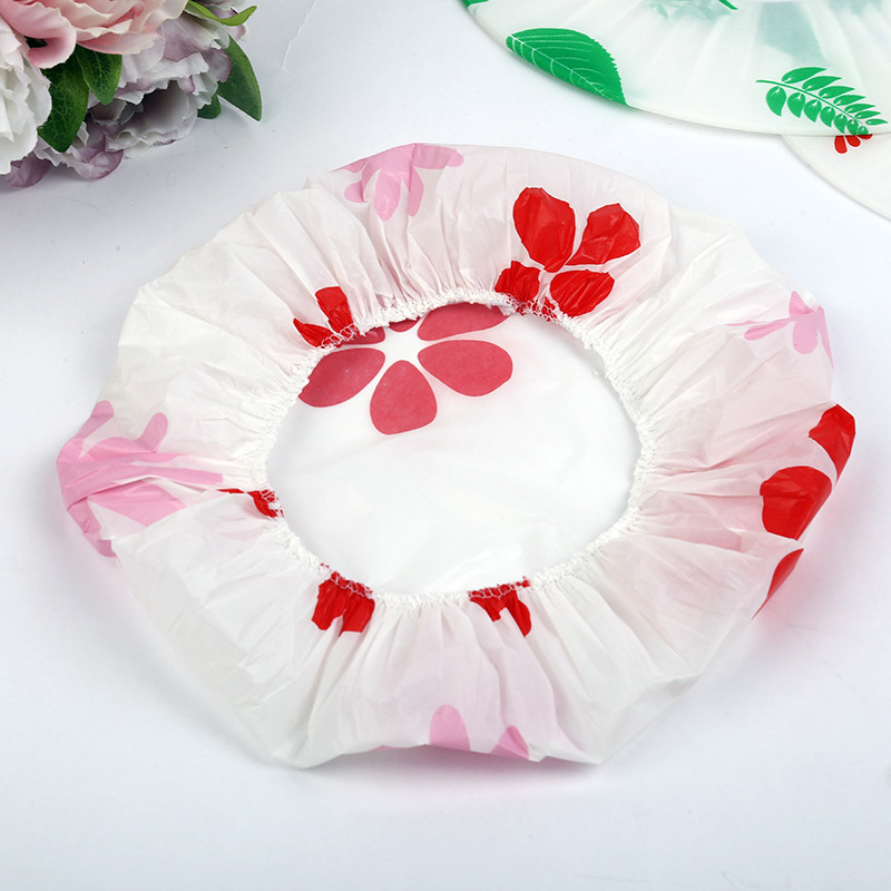 女士加厚防水浴帽速卖通成人浴帽外贸原单通用浴帽一次性洗漱用品细节图