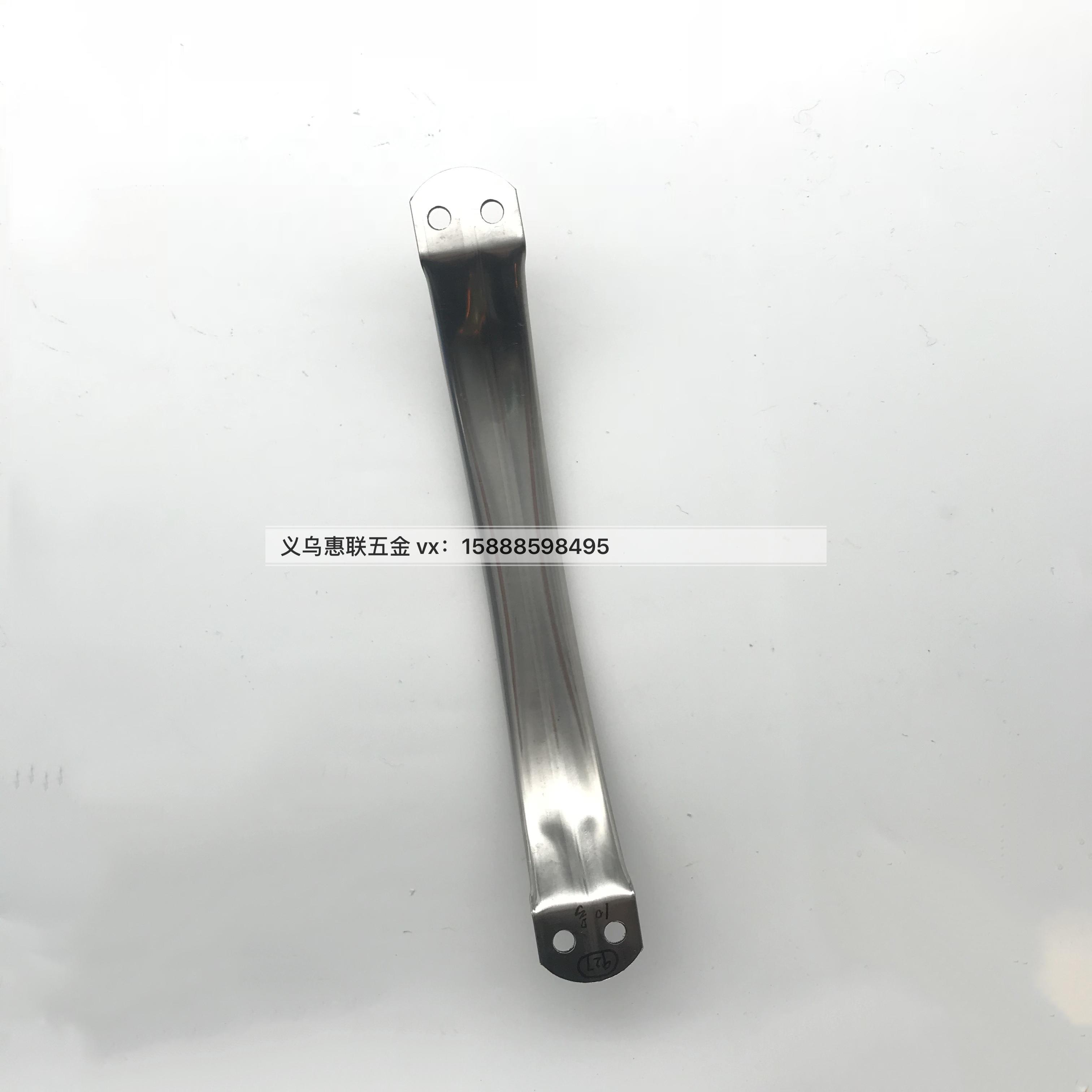 舒赞 加厚10号铁皮镀锌弓型门拉手进户门把手铝合金护角条配套99号门把手家具配件