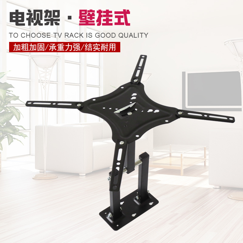 17-55 inch multimedia TV telescopic and rotating stand, universal TV stand, LCD TV hanger suitable details Picture