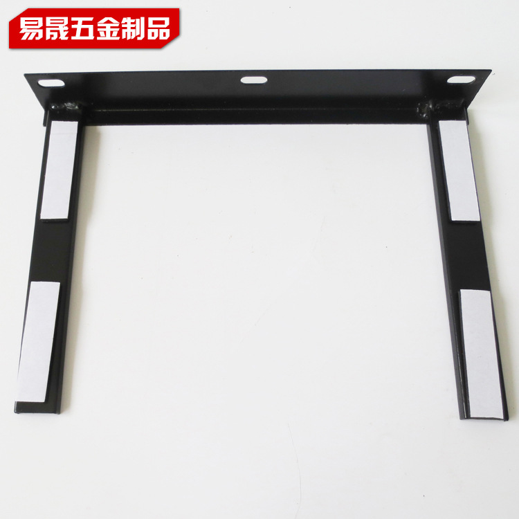 The manufacturer produces and wholesals TV set-top box brackets, iron non-drilling machine top and wall hanging brackets, and router brackets Specification image