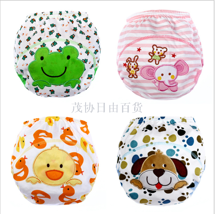 Children's cartoon cloth baby bread pants cotton washable diapers cloth diaper baby training pants wholesale