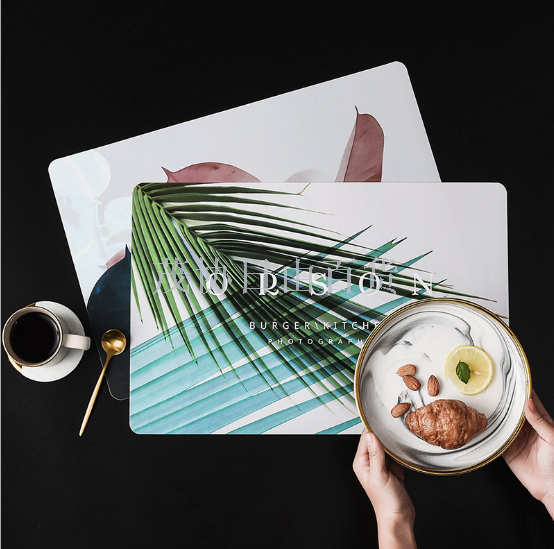 Instagram Nordic water - proof, oil - proof, heat - proof table mat, iron - proof bowl mat