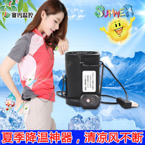 Body cooling air conditioning waist fan SMWK skin cooler USB Mini portable waist cooling fan