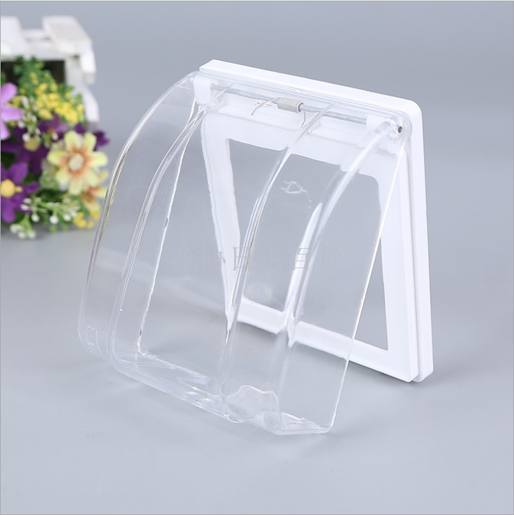 Wholesale of 86-type waterproof box, splash-proof box, switch socket, 86-type waterproof cover, switch splash-proof cover, waterproof cover, protective cover details Picture