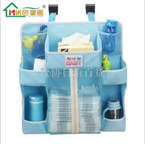 Factory direct baby storage bag Bedside hanging storage bag Storage bag Baby bedside storage bag