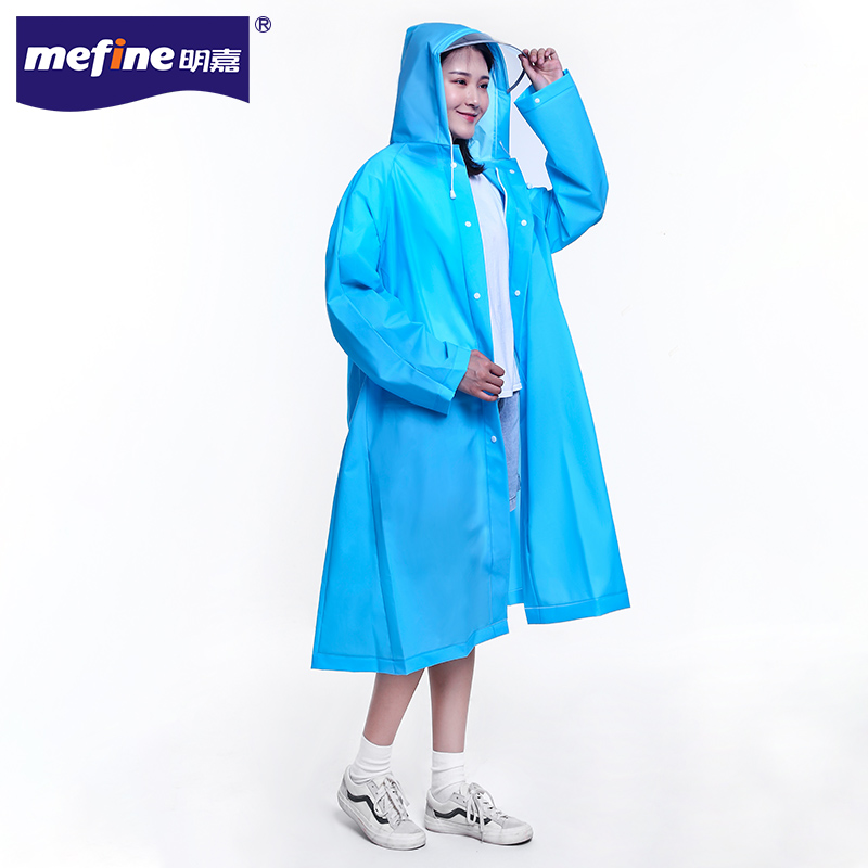 EVA New eco-friendly raincoat, multi-functional adult raincoat, MJ-870 for hiking, cycling and backpacking