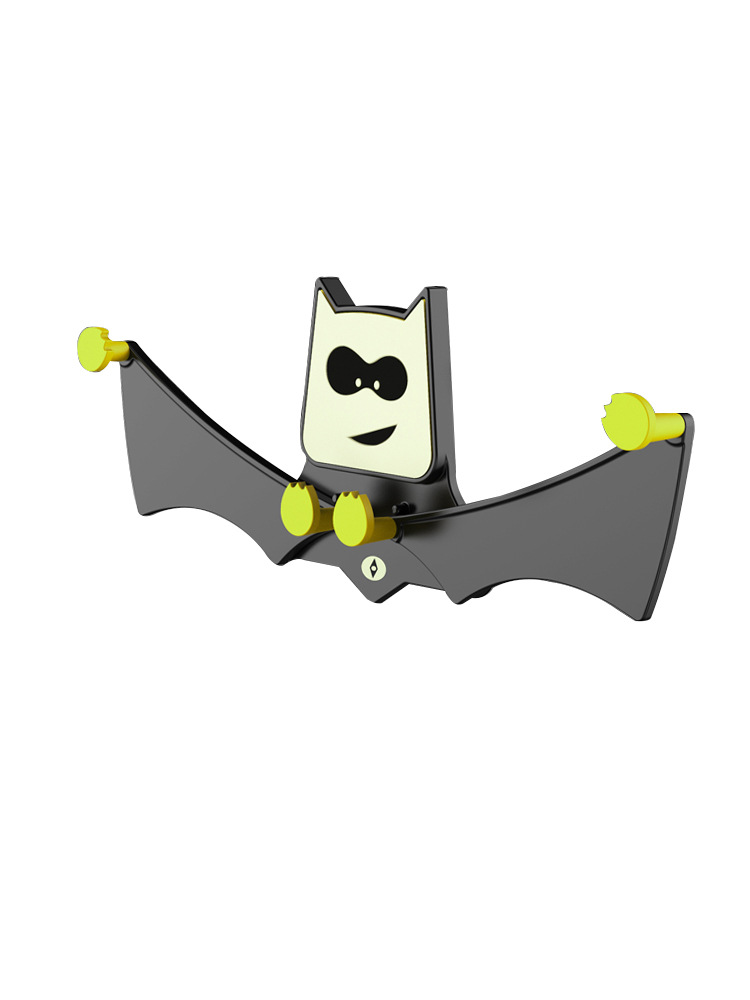 车载手机支撑架网红同款卡通蝙蝠重力支架汽车空调出风口手机支架