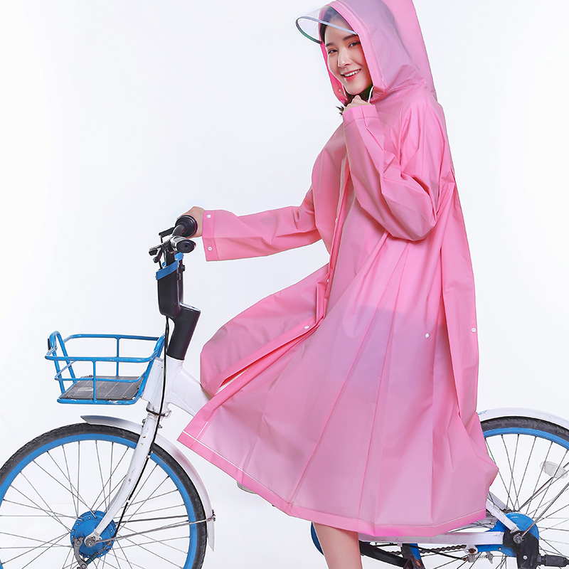 EVA New eco-friendly raincoat, multi-functional adult raincoat, MJ-870 for hiking, cycling and backpacking Specification image