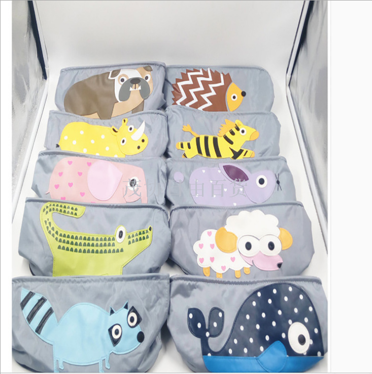 婴儿手推车挂包收纳置物袋婴儿车妈咪包推车配件挂袋动物妈咪袋