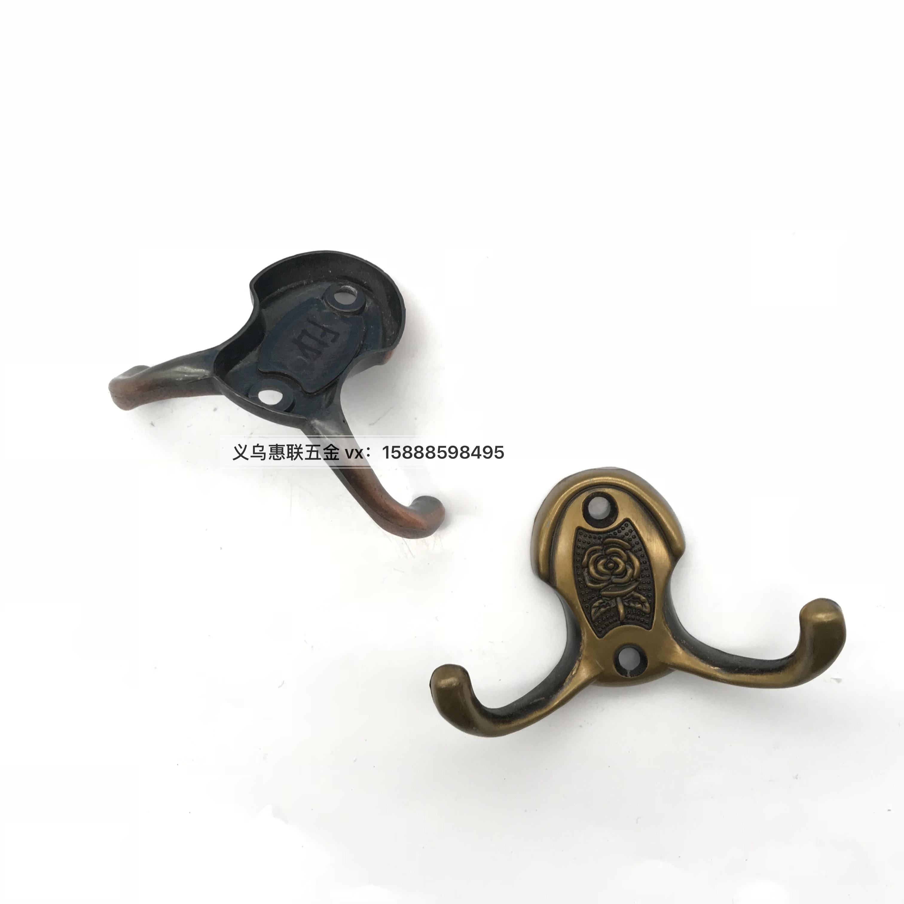 Shuzan Simple and modern Chinese-style household zinc alloy rolling shutter door accessories, sturdy and durable clothing hook hardware set