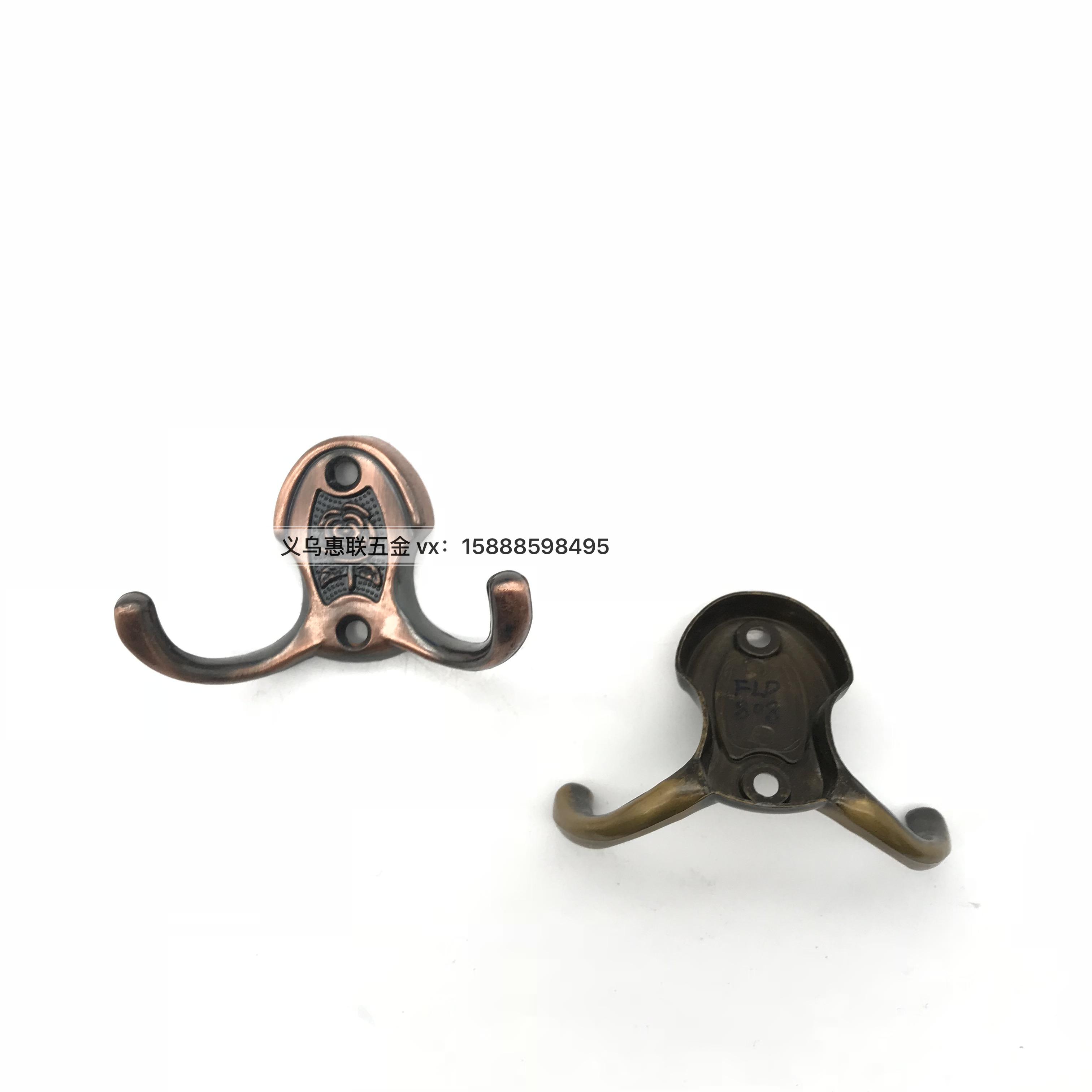 Shuzan Simple and modern Chinese-style household zinc alloy rolling shutter door accessories, sturdy and durable clothing hook hardware set details Picture