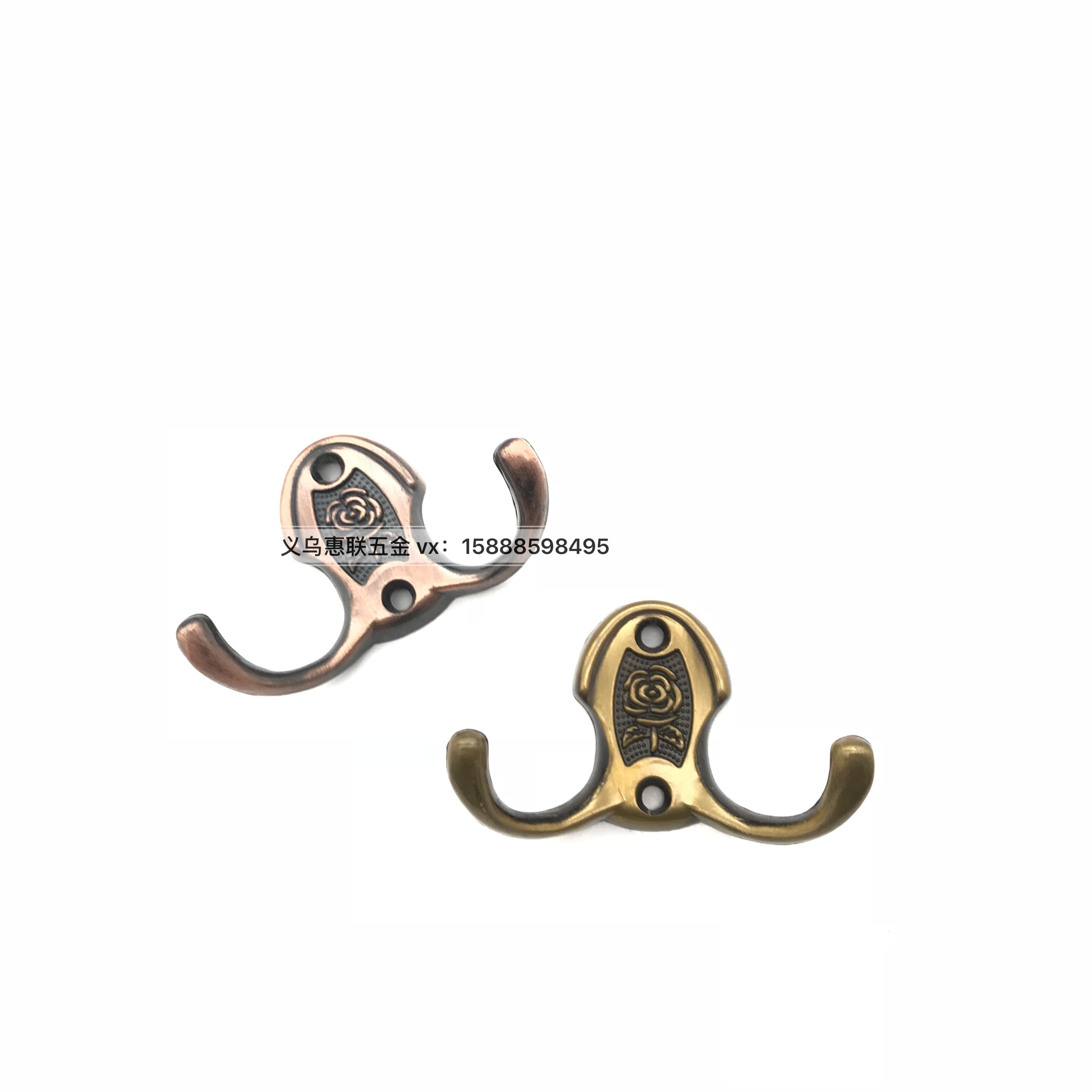 Shuzan Simple and modern Chinese-style household zinc alloy rolling shutter door accessories, sturdy and durable clothing hook hardware set Item Picture