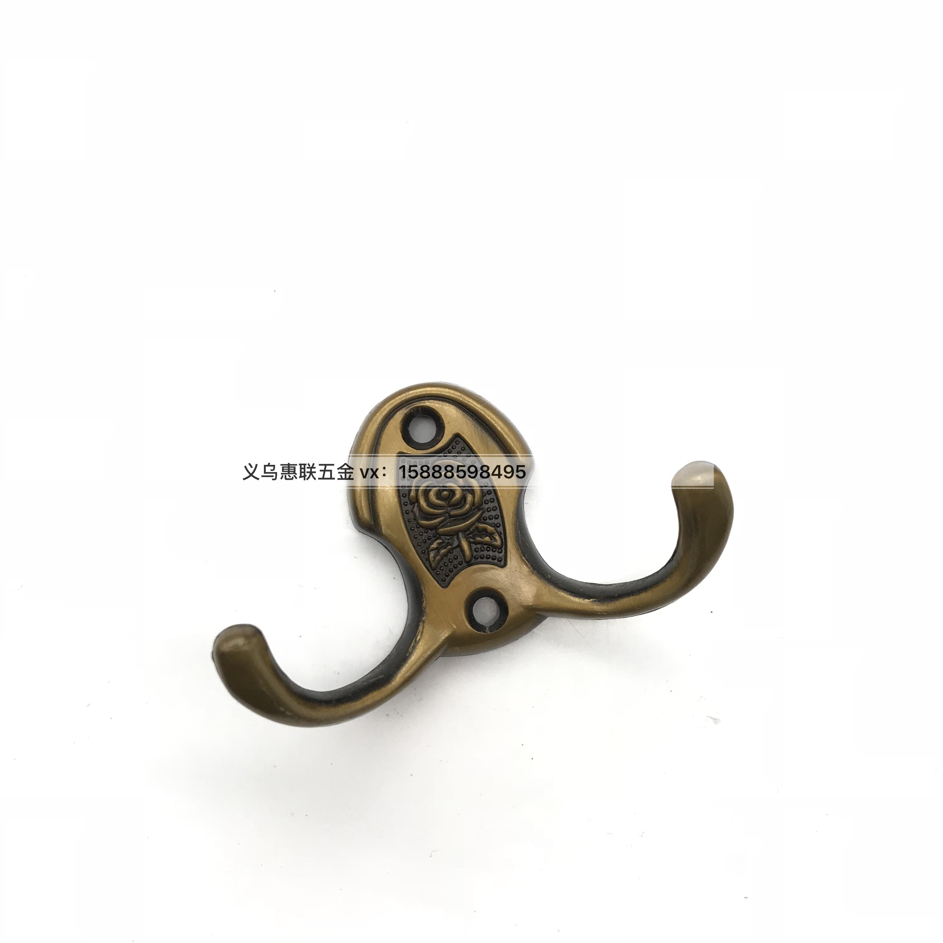 Shuzan Simple and modern Chinese-style household zinc alloy rolling shutter door accessories, sturdy and durable clothing hook hardware set Specification image