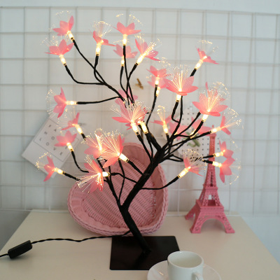 Instagram-pop girls' heart room decorative light LED indoor night light decorating small tree light cross border gift