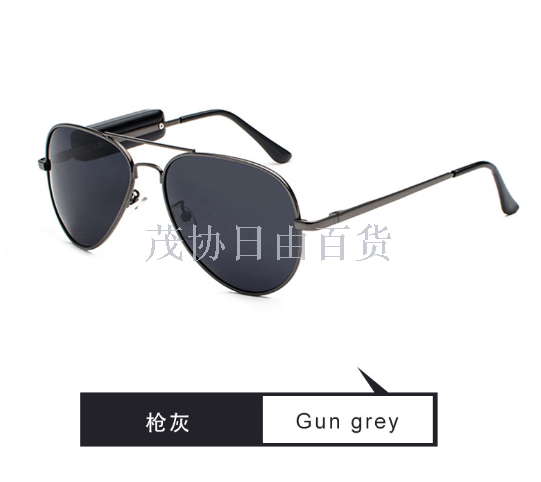 新款智能蓝牙耳机眼镜 蛤蟆镜偏光太阳镜智能眼镜细节图