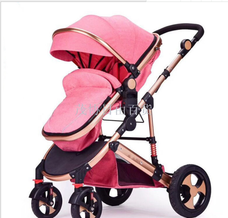 酷宝四轮婴儿折叠推车座躺高景观宝宝新生儿童手推伞车