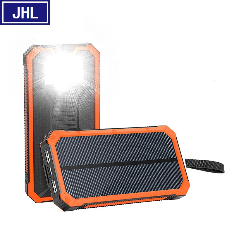 JHL-CD002大路虎太阳能充电宝10000毫安 聚合物移动电源 外贸批发