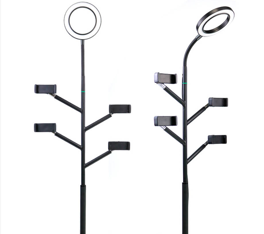 Mobile live streaming stand, fill light, beauty multi-camera live streaming stand details Picture