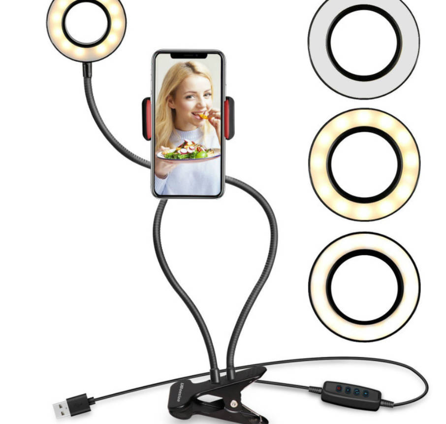 Mobile phone live broadcast support lighting lamp LED live beauty TV photographer lighting lamp