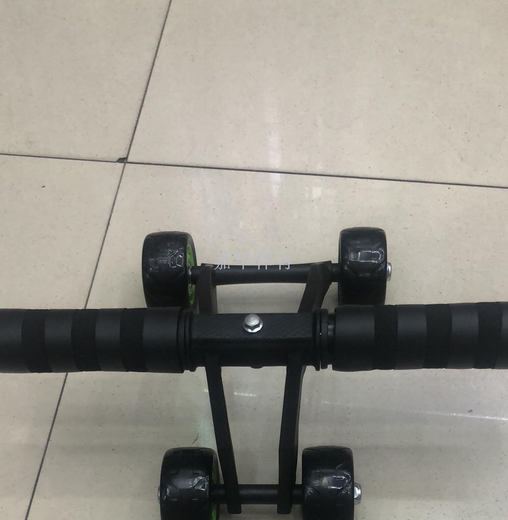 健腹轮男健身器材练腹肌滚轮家用减腹 蛙式4轮专业运动健腹轮细节图