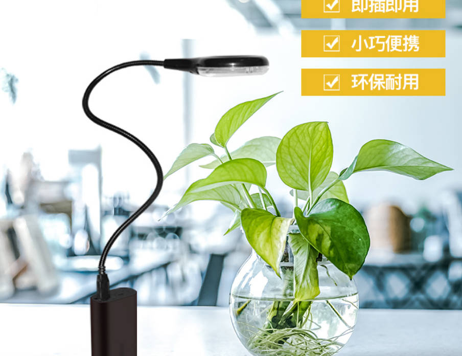 LED plant growth lamp Plant supplement lamp indoor sunlight photosynthesis lamp Succulent flower USB
