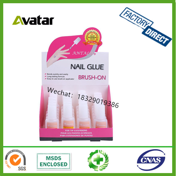 Source factory direct sales ANTALD BRUSH-ON NAIL GLUE Export European standard nail glue nail glue nail glue