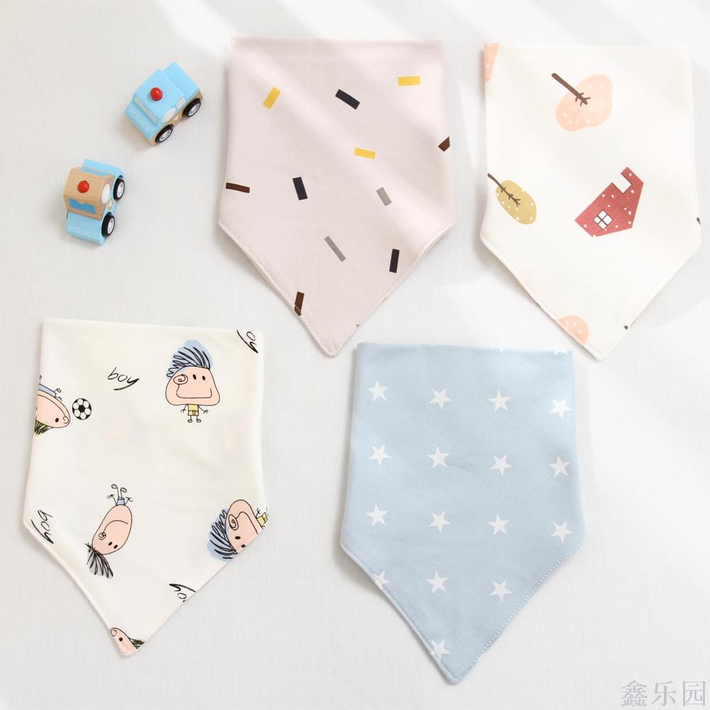 Baby Saliva Towel Mother And Baby New Cotton Triangle Towel Children Bib Bib Infant Products Specification drawing