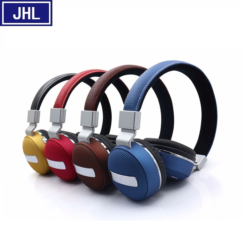 JHL-LY009外贸爆款蓝牙头戴式耳机 无线立体声重低音折叠大耳麦图
