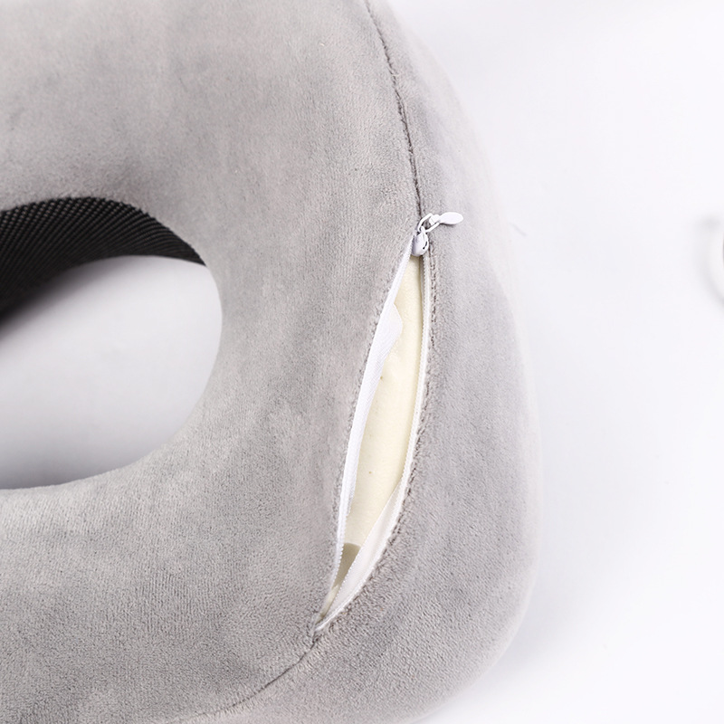 Home Travel Must-Have Artifact Portable Memory Cotton U-Shaped Pillow Airplane Car Neck Pillow Lunch Pillow Gift Customization Item Picture