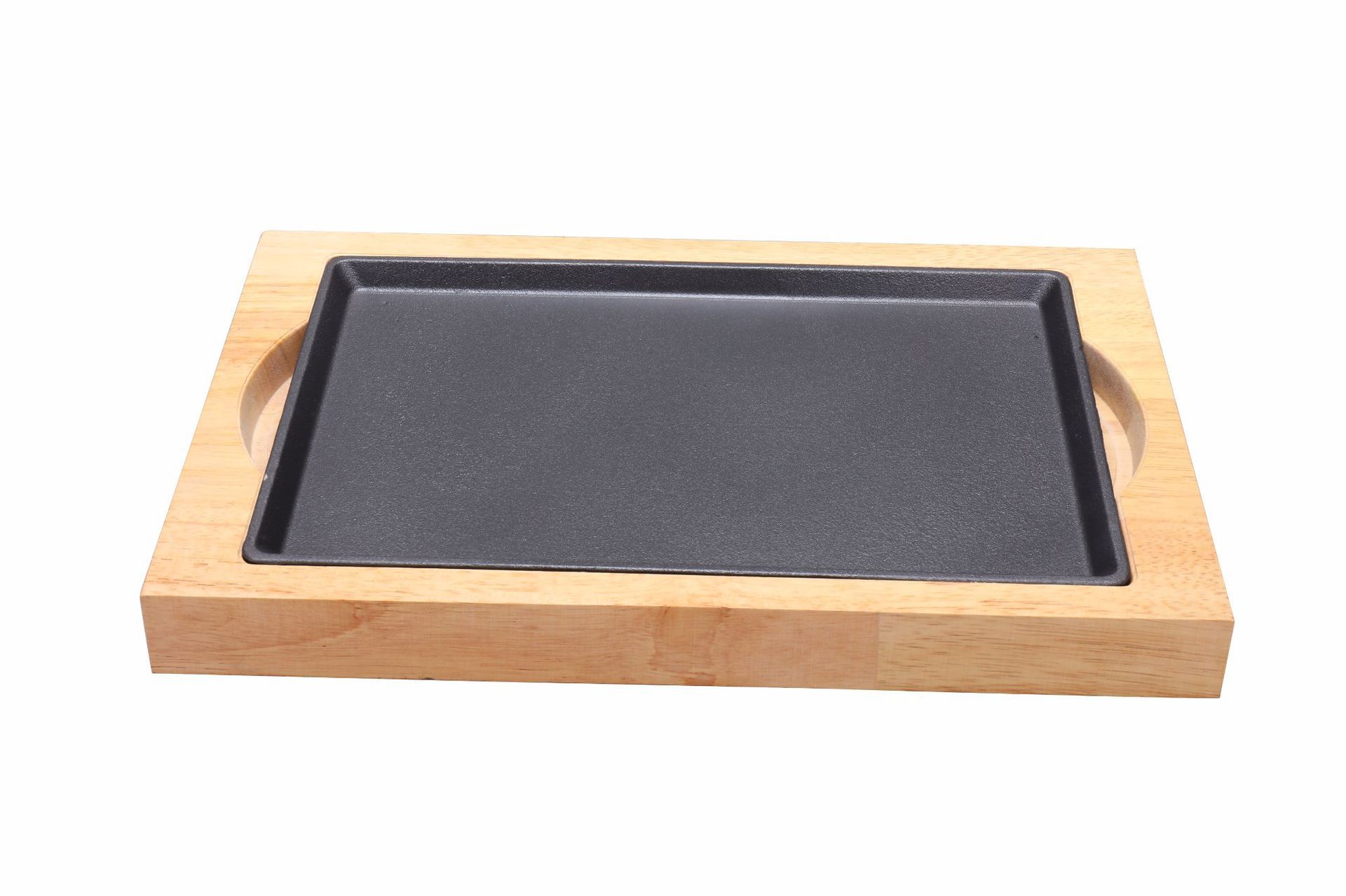 Factory direct sales of steak plates, creative Korean-style non-stick grill plates, teppanyaki plates, hotel cast iron grill plates wholesale and customization details Picture