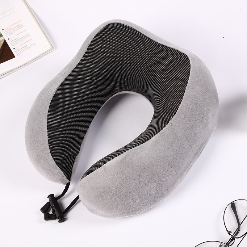 Home Travel Must-Have Artifact Portable Memory Cotton U-Shaped Pillow Airplane Car Neck Pillow Lunch Pillow Gift Customization details Picture
