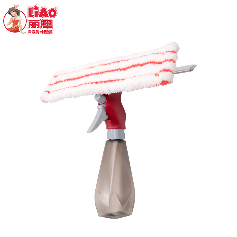 丽澳/LIAO 喷雾喷水擦窗器玻璃镜子瓷砖清洁器 双面窗刮厂家批发