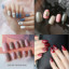24 nail-wearing finished nail nails with glue nails-easy to install