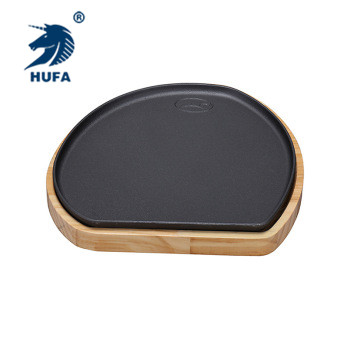 Manufacturers direct barbecue plate creative heart-shaped steak plate barbecue pizza dedicated teppanyaki wholesale customization thumbnail