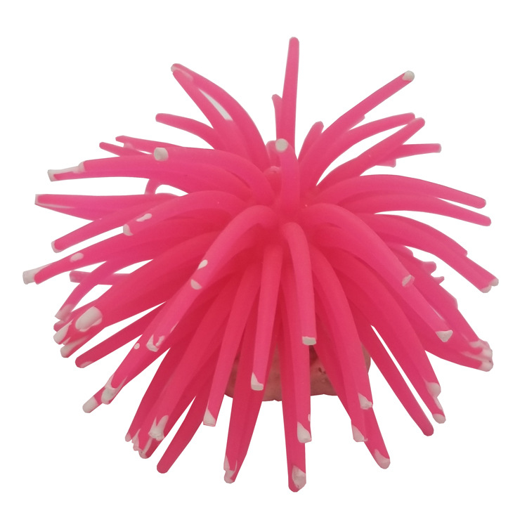 鱼缸装饰水族造景仿真水草海胆仿真珊瑚观赏鱼珊瑚小号水族箱白底实物图