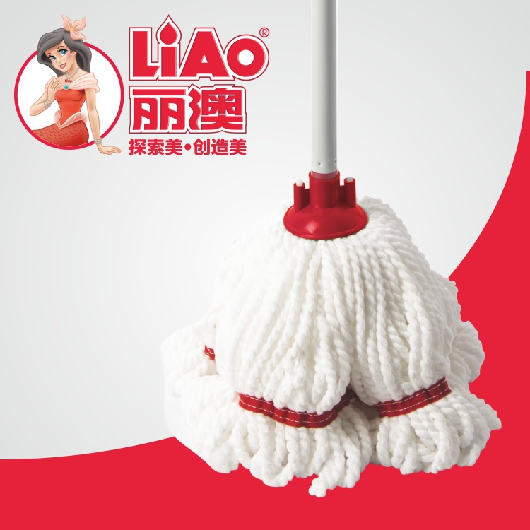 丽澳/LIAO毕卡锁超细纤维吸水拖把干湿两用 地拖墩布拖布拧水拖把细节图