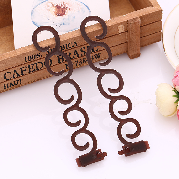 Wave braiding tool, fashionable styling braiding tool, centipede braiding styling tool, updo tool, hair styling tool, black Specification image