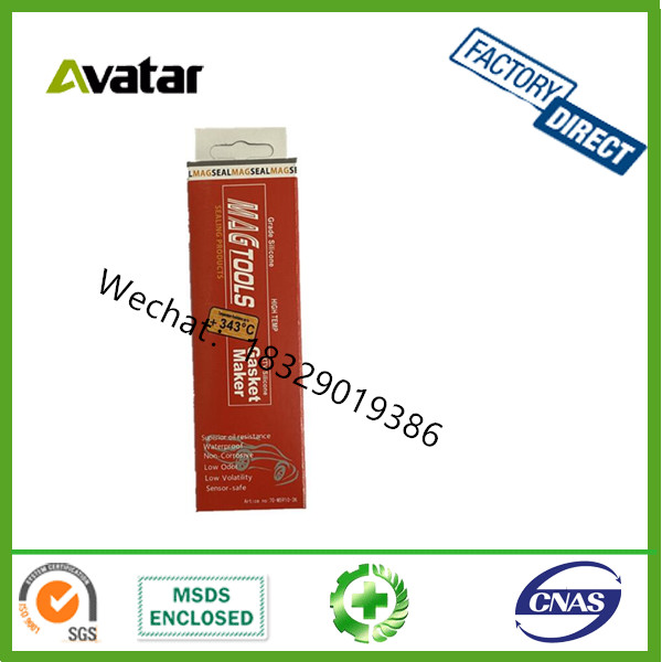 MAGTOOLS RED RTV SILICONE GLUE Red box car sealant Red sealant