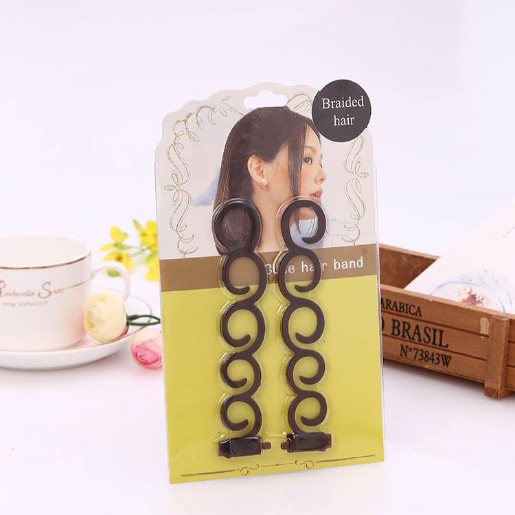 Wave braiding tool, fashionable styling braiding tool, centipede braiding styling tool, updo tool, hair styling tool, black