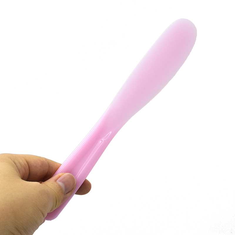 彩色面膜棒 美容面膜工具塑料面膜刮板美妆工具调膜棒面膜搅拌棒白底实物图